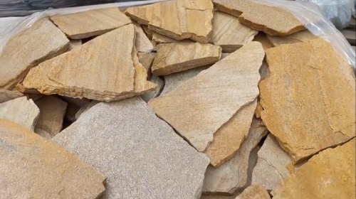 Плитняк златолит жёлтый для цоколя купить в Республике Тыва