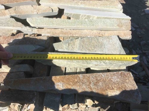 Горбушка златолит золотистый для облицовки купить в Республике Тыва