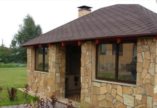 Плитняк златолит жёлтый для фасада 1,5-3 см купить в Республике Тыва