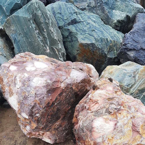 Ландшафтные глыбы красно-фиолетовые 200-1000 килограмм купить в Республике Тыва
