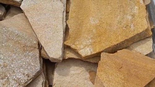 Плитняк златолит жёлтый для цоколя купить в Республике Тыва