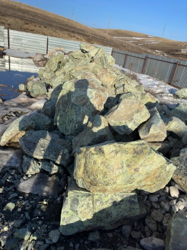 Камни для ландшафтного дизайна зелёные 10-60 килограмм купить в Республике Тыва