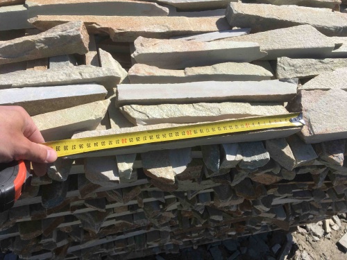 Горбушка златолит золотистый для облицовки купить в Республике Тыва