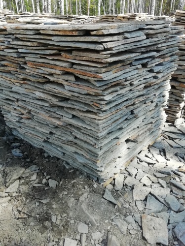 Плитняк златолит Уральский для цоколя, отмостки купить в Республике Тыва